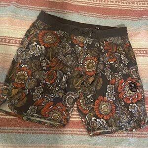 Vissla Floral Patterned Swim Shorts Men’s 32